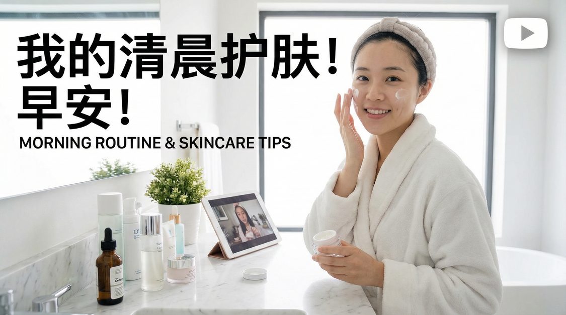 糖心vlog护肤视频教程